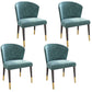 Modern Hotel Wingback Side Chair Matte Finish Upholstered Dining Chair Royal Blue 4 Piece Set Clearhalo ' kitchen&dining_furn' 'Dining Chairs' 'Dining Tables & Seating' 'dining_chair' 'furn' 'furn_dining_chair' 'Furniture' 'furniture_dining_chair' 'Kitchen & Dining Furniture' 'kitchen' 4655865