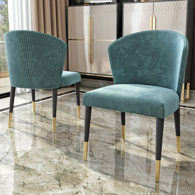 Modern Hotel Wingback Side Chair Matte Finish Upholstered Dining Chair Clearhalo ' kitchen&dining_furn' 'Dining Chairs' 'Dining Tables & Seating' 'dining_chair' 'furn' 'furn_dining_chair' 'Furniture' 'furniture_dining_chair' 'Kitchen & Dining Furniture' 'kitchen' 4655866