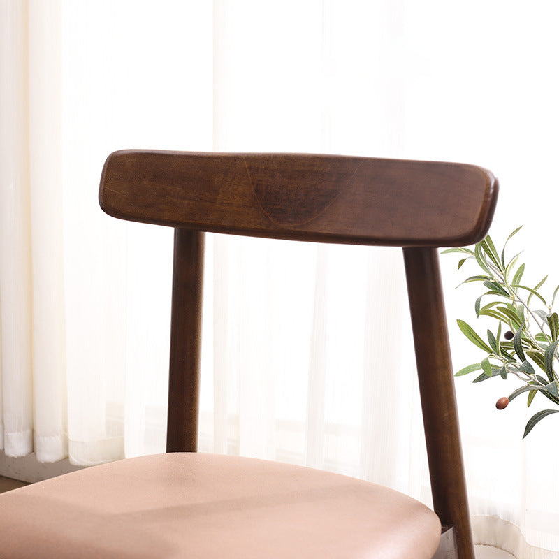 Industrial Wood Dining Kitchen Room Side Chair Open Back Chair Clearhalo ' kitchen&dining_furn' 'Dining Chairs' 'Dining Tables & Seating' 'dining_chair' 'furn' 'furn_dining_chair' 'Furniture' 'furniture_dining_chair' 'Kitchen & Dining Furniture' 'kitchen' 4655886