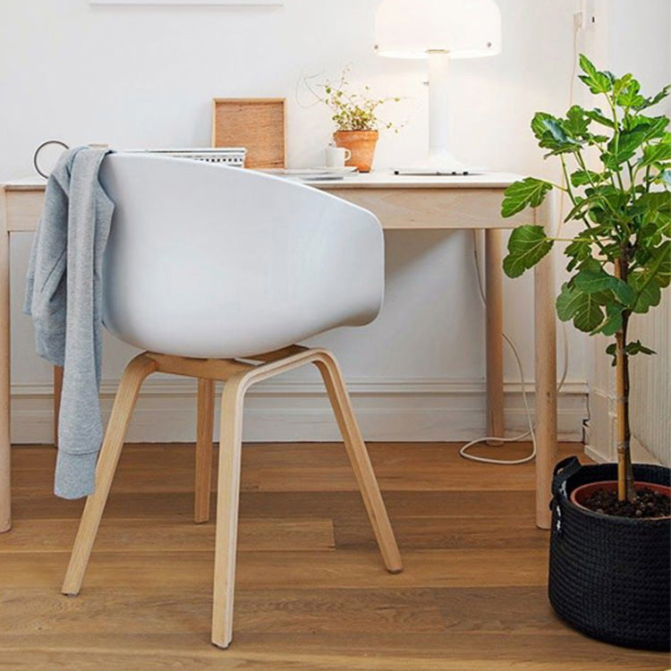 Modern Style Chairs Dining Arm Chairs with Wooden Legs for Kitchen Clearhalo ' kitchen&dining_furn' 'Dining Chairs' 'Dining Tables & Seating' 'dining_chair' 'Furniture' 'furniture_dining_chair' 'Kitchen & Dining Furniture' 'kitchen' 4655929