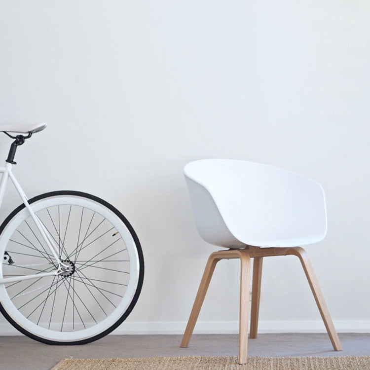 Modern Style Chairs Dining Arm Chairs with Wooden Legs for Kitchen Clearhalo ' kitchen&dining_furn' 'Dining Chairs' 'Dining Tables & Seating' 'dining_chair' 'Furniture' 'furniture_dining_chair' 'Kitchen & Dining Furniture' 'kitchen' 4655936