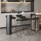 White Modern Style Table in Faux Marble and Metal Milk Tea Shop Bar Table Clearhalo 'Bar Furniture' 'Bar Tables' 'bar_tables' 'furn' 'furn_bar_tables' 'Furniture' 'furniture_bar_tables' 'Kitchen & Dining Furniture' 4655955