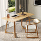 Modern Pine Wood Table for Restaurant Rectangle Indoor Table with Double Pedestal 78.7"L x 31.5"W x 29.5"H Without Chairs Clearhalo ' dining_table' 'Dining Tables & Seating' 'Dining Tables' 'furn' 'furn_dining_table' 'Furniture' 'furniture_dining_table' 'Kitchen & Dining Furniture' 'kitchen&dining_furn' 'kitchen' 'kitchen_dining_table' 4655978