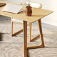 Modern Pine Wood Table for Restaurant Rectangle Indoor Table with Double Pedestal Clearhalo ' dining_table' 'Dining Tables & Seating' 'Dining Tables' 'furn' 'furn_dining_table' 'Furniture' 'furniture_dining_table' 'Kitchen & Dining Furniture' 'kitchen&dining_furn' 'kitchen' 'kitchen_dining_table' 4655985