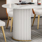 Oval Sintered Stone White Tone Dining Table Modern Double Pedestal Table for Dining Room Clearhalo ' dining_table' 'Dining Tables & Seating' 'Dining Tables' 'furn' 'furn_dining_table' 'Furniture' 'furniture_dining_table' 'Kitchen & Dining Furniture' 'kitchen&dining_furn' 'kitchen' 'kitchen_dining_table' 4656027