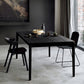 Rectangle 4 Legs Industrial Dining Table Black Fixed Table of Solid Wood 55.1"L x 27.6"W x 29.5"H Without Chairs Clearhalo ' dining_table' 'Dining Tables & Seating' 'Dining Tables' 'furn' 'furn_dining_table' 'Furniture' 'furniture_dining_table' 'Kitchen & Dining Furniture' 'kitchen&dining_furn' 'kitchen' 'kitchen_dining_table' 4656082