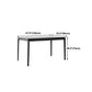 Rectangle 4 Legs Industrial Dining Table Black Fixed Table of Solid Wood Clearhalo ' dining_table' 'Dining Tables & Seating' 'Dining Tables' 'furn' 'furn_dining_table' 'Furniture' 'furniture_dining_table' 'Kitchen & Dining Furniture' 'kitchen&dining_furn' 'kitchen' 'kitchen_dining_table' 4656084