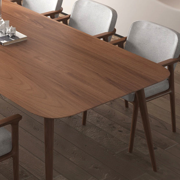Solid Wood Contemporary Rectangle Dining Table Pine Wood Top Table with Legs Clearhalo ' dining_table' 'Dining Tables & Seating' 'Dining Tables' 'furn' 'furn_dining_table' 'Furniture' 'furniture_dining_table' 'Kitchen & Dining Furniture' 'kitchen&dining_furn' 'kitchen' 'kitchen_dining_table' 4656097