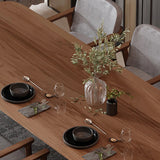 Solid Wood Contemporary Rectangle Dining Table Pine Wood Top Table with Legs Clearhalo ' dining_table' 'Dining Tables & Seating' 'Dining Tables' 'furn' 'furn_dining_table' 'Furniture' 'furniture_dining_table' 'Kitchen & Dining Furniture' 'kitchen&dining_furn' 'kitchen' 'kitchen_dining_table' 4656098