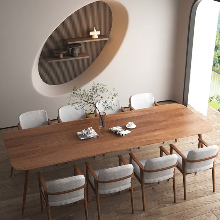 Solid Wood Contemporary Rectangle Dining Table Pine Wood Top Table with Legs Clearhalo ' dining_table' 'Dining Tables & Seating' 'Dining Tables' 'furn' 'furn_dining_table' 'Furniture' 'furniture_dining_table' 'Kitchen & Dining Furniture' 'kitchen&dining_furn' 'kitchen' 'kitchen_dining_table' 4656103