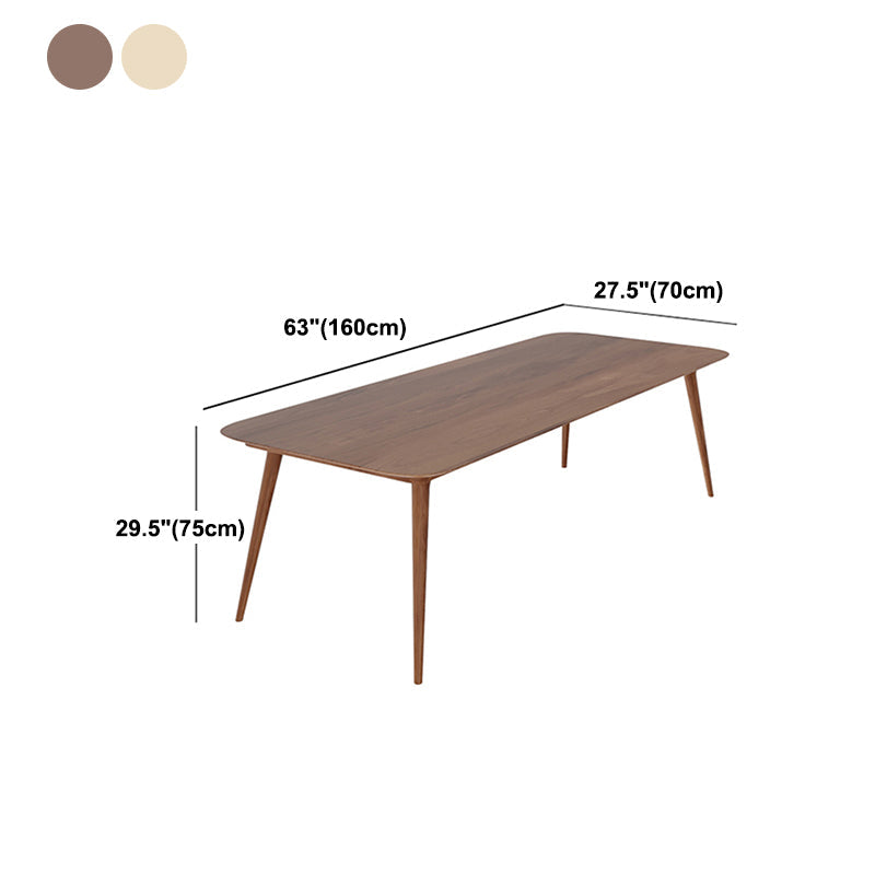 Solid Wood Contemporary Rectangle Dining Table Pine Wood Top Table with Legs Clearhalo ' dining_table' 'Dining Tables & Seating' 'Dining Tables' 'furn' 'furn_dining_table' 'Furniture' 'furniture_dining_table' 'Kitchen & Dining Furniture' 'kitchen&dining_furn' 'kitchen' 'kitchen_dining_table' 4656108