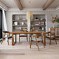 Mid-Century Modern Dining Table Pine Wood Table with Sled Base 70.9"L x 31.5"W x 29.5"H Without Chairs Clearhalo ' dining_table' 'Dining Tables & Seating' 'Dining Tables' 'furn' 'furn_dining_table' 'Furniture' 'furniture_dining_table' 'Kitchen & Dining Furniture' 'kitchen&dining_furn' 'kitchen' 'kitchen_dining_table' 4656110
