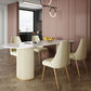 Traditional Luxury Dining Table White Sintered Stone Double Pedestal Table for Kitchen Clearhalo ' dining_table' 'Dining Tables & Seating' 'Dining Tables' 'furn' 'furn_dining_table' 'Furniture' 'furniture_dining_table' 'Kitchen & Dining Furniture' 'kitchen&dining_furn' 'kitchen' 'kitchen_dining_table' 4656149