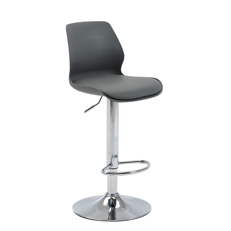 Height Adjustable Leather Barstool Industrial Counter Stool with Backrest Clearhalo 'Bar Furniture' 'Bar Stools' 'bar_stools' 'furn' 'furn_bar_stools' 'furniture_bar_stools' 'Kitchen & Dining Furniture' 'kitchen&dining_furn' 'kitchen' 'kitchen_furn' Furniture' 4656187