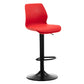 Height Adjustable Leather Barstool Industrial Counter Stool with Backrest Red Black 1 Piece Clearhalo 'Bar Furniture' 'Bar Stools' 'bar_stools' 'furn' 'furn_bar_stools' 'furniture_bar_stools' 'Kitchen & Dining Furniture' 'kitchen&dining_furn' 'kitchen' 'kitchen_furn' Furniture' 4656196