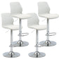 Height Adjustable Leather Barstool Industrial Counter Stool with Backrest White Silver 4 Piece Set Clearhalo 'Bar Furniture' 'Bar Stools' 'bar_stools' 'furn' 'furn_bar_stools' 'furniture_bar_stools' 'Kitchen & Dining Furniture' 'kitchen&dining_furn' 'kitchen' 'kitchen_furn' Furniture' 4656215