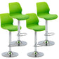 Height Adjustable Leather Barstool Industrial Counter Stool with Backrest Green Silver 4 Piece Set Clearhalo 'Bar Furniture' 'Bar Stools' 'bar_stools' 'furn' 'furn_bar_stools' 'furniture_bar_stools' 'Kitchen & Dining Furniture' 'kitchen&dining_furn' 'kitchen' 'kitchen_furn' Furniture' 4656227