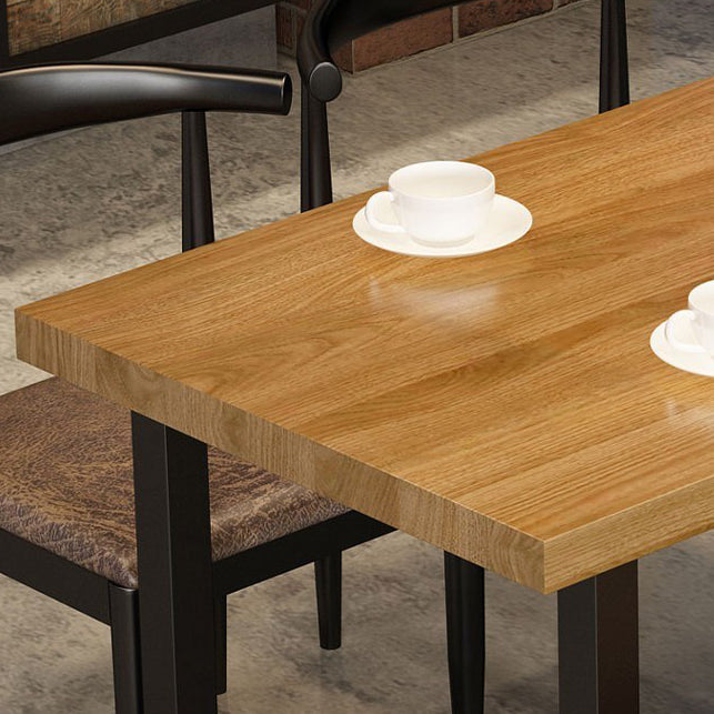 Industrial 1/2/5 Pieces Dining Room Set Solid Wood Top Dining Table Set Clearhalo 'Dining Room Sets' 'Dining Tables & Seating' 'dining_room_set' 'furn' 'furn_dining_room_set' 'Furniture' 'furniture_dining_room_set' 'Kitchen & Dining Furniture' 'kitchen&dining_furn' 'kitchen' 4656281