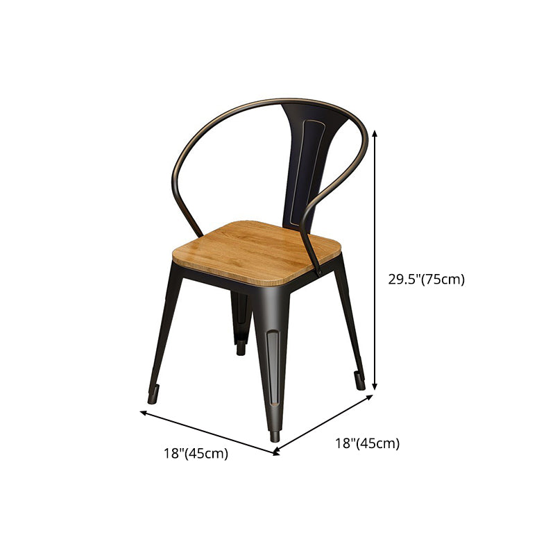 Industrial 1/2/5 Pieces Dining Room Set Solid Wood Top Dining Table Set Clearhalo 'Dining Room Sets' 'Dining Tables & Seating' 'dining_room_set' 'furn' 'furn_dining_room_set' 'Furniture' 'furniture_dining_room_set' 'Kitchen & Dining Furniture' 'kitchen&dining_furn' 'kitchen' 4656288