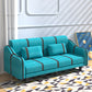 Modern Convertible Sofa Fabric Single Cushion Seat Sofa for Living Room Sky Blue 79"L x 26"W x 30"H Clearhalo 'Furniture' 'furniture_sofas' 'kitchen' 'kitchen_sofas' 'Living Room Furniture' 'Sofa' 'sofas' 4657438