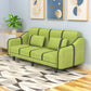Modern Convertible Sofa Fabric Single Cushion Seat Sofa for Living Room Green Clearhalo 'Furniture' 'furniture_sofas' 'kitchen' 'kitchen_sofas' 'Living Room Furniture' 'Sofa' 'sofas' 4657445
