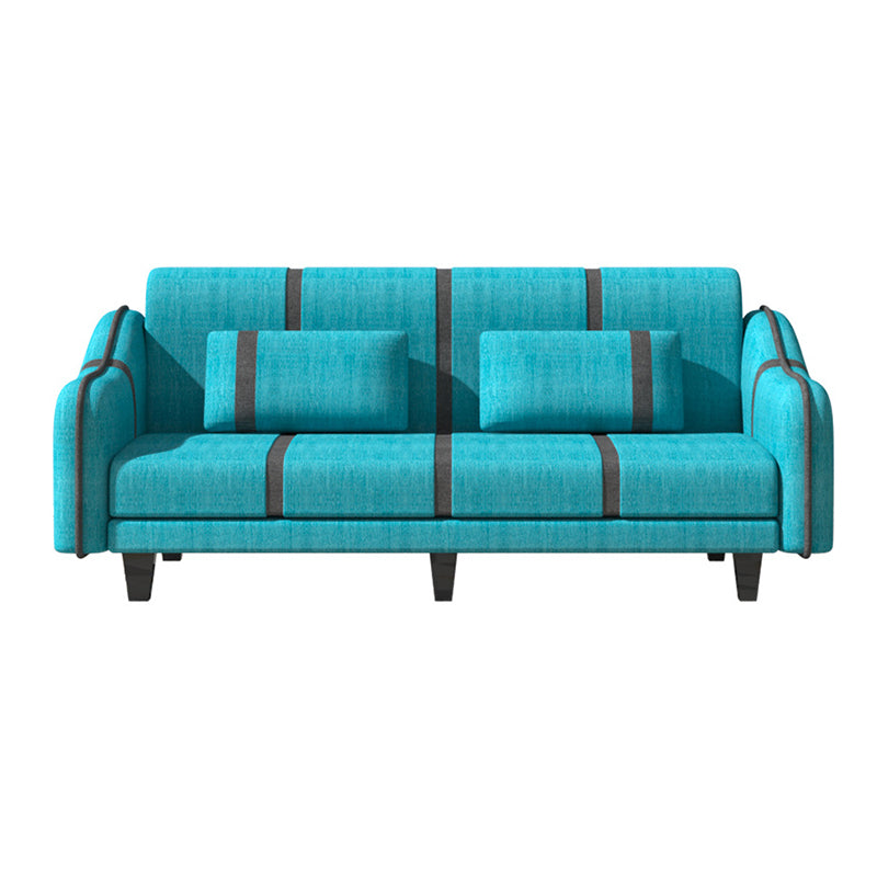 Modern Convertible Sofa Fabric Single Cushion Seat Sofa for Living Room Clearhalo 'Furniture' 'furniture_sofas' 'kitchen' 'kitchen_sofas' 'Living Room Furniture' 'Sofa' 'sofas' 4657447