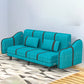 Modern Convertible Sofa Fabric Single Cushion Seat Sofa for Living Room Sky Blue 29.5"H x 67"L x 26"W Clearhalo 'Furniture' 'furniture_sofas' 'kitchen' 'kitchen_sofas' 'Living Room Furniture' 'Sofa' 'sofas' 4657451