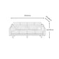 Modern Convertible Sofa Fabric Single Cushion Seat Sofa for Living Room Clearhalo 'Furniture' 'furniture_sofas' 'kitchen' 'kitchen_sofas' 'Living Room Furniture' 'Sofa' 'sofas' 4657452