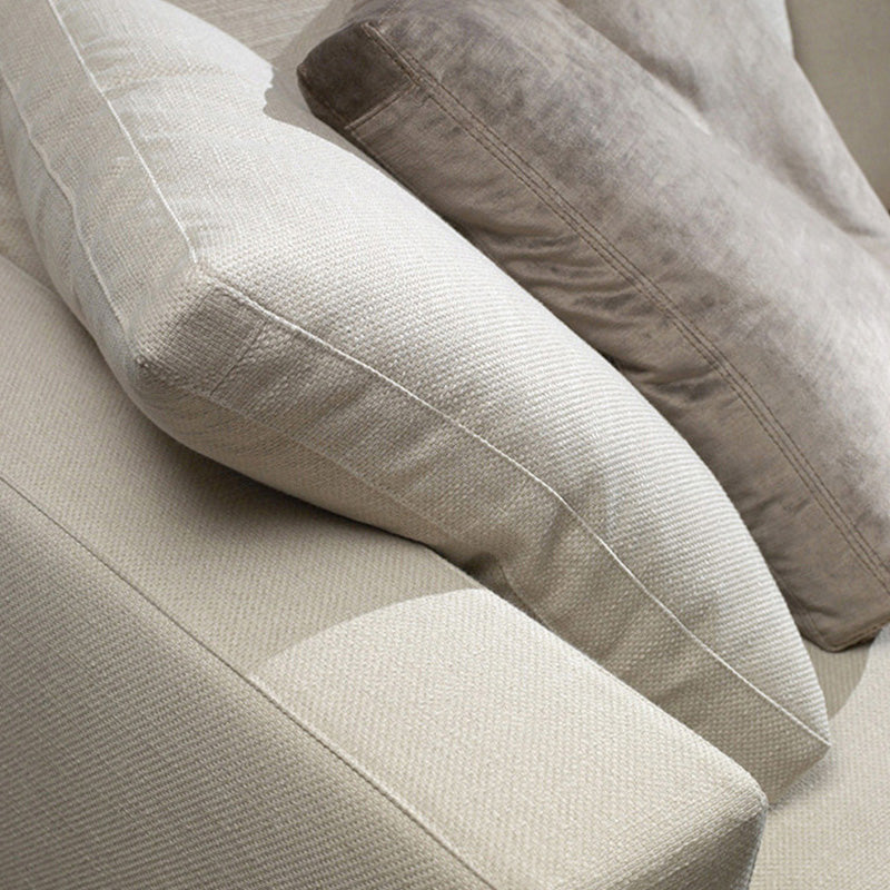 Modern Style Pillow Armrest Latex Seat Filled with Cotton & Imitation Leather Sofa Clearhalo 'furn' 'furn_sofas' 'Furniture' 'furniture_sofas' 'kitchen' 'kitchen_sofas' 'Living Room Furniture' 'Sofa' 'sofas' 4657499