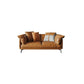 Pillow Armrest Latex Seat Imitation Leather & Leather Upholstered Rectangular Sofa 71"L x 35"W x 34"H Clearhalo 'furn' 'furn_sofas' 'Furniture' 'furniture_sofas' 'kitchen' 'kitchen_sofas' 'Living Room Furniture' 'Sofa' 'sofas' 4657524