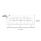 Foldable Biscuit Back Square Arm Modern Sofa with Convertible Sleeper Clearhalo 'furn' 'furn_sofas' 'Furniture' 'furniture_sofas' 'kitchen' 'kitchen_sofas' 'Living Room Furniture' 'Sofa' 'sofas' 4657557