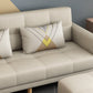 Modern Square Arm Sofa Convertible Wood Legs Biscuit Back Sofa Clearhalo 'Furniture' 'furniture_sofas' 'kitchen' 'kitchen_sofas' 'Living Room Furniture' 'Sofa' 'sofas' 4657595