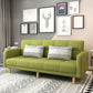 Modern Square Arm Sofa Convertible Wood Legs Biscuit Back Sofa Olive Green Clearhalo 'Furniture' 'furniture_sofas' 'kitchen' 'kitchen_sofas' 'Living Room Furniture' 'Sofa' 'sofas' 4657597