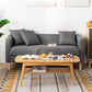 Sofa with 3 Pillows 3 Seater Polish Finish Seating for Bonus Room Clearhalo 'Furniture' 'furniture_sofas' 'kitchen' 'kitchen_sofas' 'Living Room Furniture' 'Sofa' 'sofas' 4657607