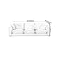 Sponge/latex Seat Filling Imitation Leather & Cotton & Linen Upholstered Rectangular Sofa Clearhalo 'furn' 'furn_sofas' 'Furniture' 'furniture_sofas' 'kitchen' 'kitchen_sofas' 'Living Room Furniture' 'Sofa' 'sofas' 4657630