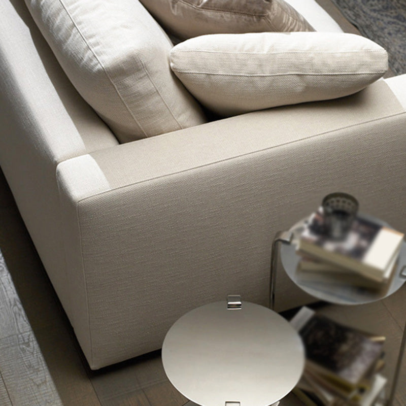 Rectangular Sofa with Pillow Back and Feather/sponge/latex Cushion Filled with Pine Frame Clearhalo 'furn' 'furn_sofas' 'Furniture' 'furniture_sofas' 'kitchen' 'kitchen_sofas' 'Living Room Furniture' 'Sofa' 'sofas' 4657651