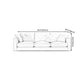 Rectangular Sofa with Pillow Back and Feather/sponge/latex Cushion Filled with Pine Frame Clearhalo 'furn' 'furn_sofas' 'Furniture' 'furniture_sofas' 'kitchen' 'kitchen_sofas' 'Living Room Furniture' 'Sofa' 'sofas' 4657654