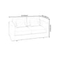 Rectangular Sofa with Pillow Back and Feather/sponge/latex Cushion Filled with Pine Frame Clearhalo 'furn' 'furn_sofas' 'Furniture' 'furniture_sofas' 'kitchen' 'kitchen_sofas' 'Living Room Furniture' 'Sofa' 'sofas' 4657656