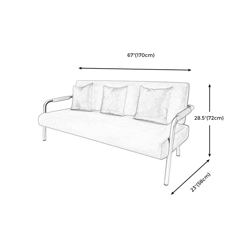 Modern Macaroon Velvet Sofa Tuxedo Arm Standard Tight Back Sofa Clearhalo 'furn' 'furn_sofas' 'Furniture' 'furniture_sofas' 'kitchen' 'kitchen_sofas' 'Living Room Furniture' 'Sofa' 'sofas' 4657724