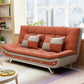 Contemporary Tight Back Sofa 35.43"High Armless Sofa for Apartment Orange-Gray Clearhalo 'furn' 'furn_sofas' 'Furniture' 'furniture_sofas' 'kitchen' 'kitchen_sofas' 'Living Room Furniture' 'Sofa' 'sofas' 4657759