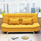 Contemporary Tight Back Sofa 35.43"High Armless Sofa for Apartment Yellow Clearhalo 'furn' 'furn_sofas' 'Furniture' 'furniture_sofas' 'kitchen' 'kitchen_sofas' 'Living Room Furniture' 'Sofa' 'sofas' 4657763
