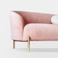 Mid-Century Modern Tight Back Sofa Curved 30.71" D X 29.92" H Loveseat Clearhalo 'furn' 'furn_sofas' 'Furniture' 'furniture_sofas' 'kitchen' 'kitchen_sofas' 'Living Room Furniture' 'Sofa' 'sofas' 4657819