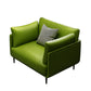Contemporary Fabric Cushions Sofa 32.28"High Tuxedo Arm Single Cushion Seat Sofa Green Clearhalo 'furn' 'furn_sofas' 'Furniture' 'furniture_sofas' 'kitchen' 'kitchen_sofas' 'Living Room Furniture' 'Sofa' 'sofas' 4657831
