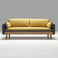 Matte Finish Square Arm Sofa Cotton Linen Sofa for Bonus Room Apartment Yellow Sponge Clearhalo 'furn' 'furn_sofas' 'Furniture' 'furniture_sofas' 'kitchen' 'kitchen_sofas' 'Living Room Furniture' 'Sofa' 'sofas' 4657851
