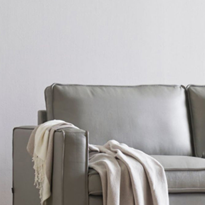 Cushions Faux Leather Square Arm Sofa with Stain Resistant and Waterproof Clearhalo 'furn' 'furn_sofas' 'Furniture' 'furniture_sofas' 'kitchen' 'kitchen_sofas' 'Living Room Furniture' 'Sofa' 'sofas' 4657905