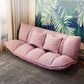 Contemporary Tight Back Convertible Sleeper Sofa 19.69"High Fabric Armless Sofa Pink Clearhalo 'furn' 'furn_sofas' 'Furniture' 'furniture_sofas' 'kitchen' 'kitchen_sofas' 'Living Room Furniture' 'Sofa' 'sofas' 4657916