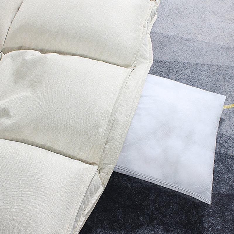 Contemporary Tight Back Convertible Sleeper Sofa 19.69"High Fabric Armless Sofa Clearhalo 'furn' 'furn_sofas' 'Furniture' 'furniture_sofas' 'kitchen' 'kitchen_sofas' 'Living Room Furniture' 'Sofa' 'sofas' 4657929