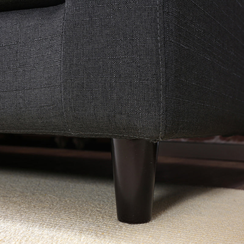 Contemporary Square Arm Standard Sofa with Slipcovered for Living Room, Apartment Clearhalo 'furn' 'furn_sofas' 'Furniture' 'furniture_sofas' 'kitchen' 'kitchen_sofas' 'Living Room Furniture' 'Sofa' 'sofas' 4657951