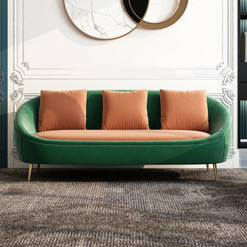 Fabric Tuxedo Arm Loveseat Standard Tight Back 3 Seater Settee Loveseat Clearhalo 'furn' 'furn_sofas' 'Furniture' 'furniture_sofas' 'kitchen' 'kitchen_sofas' 'Living Room Furniture' 'Sofa' 'sofas' 4657986