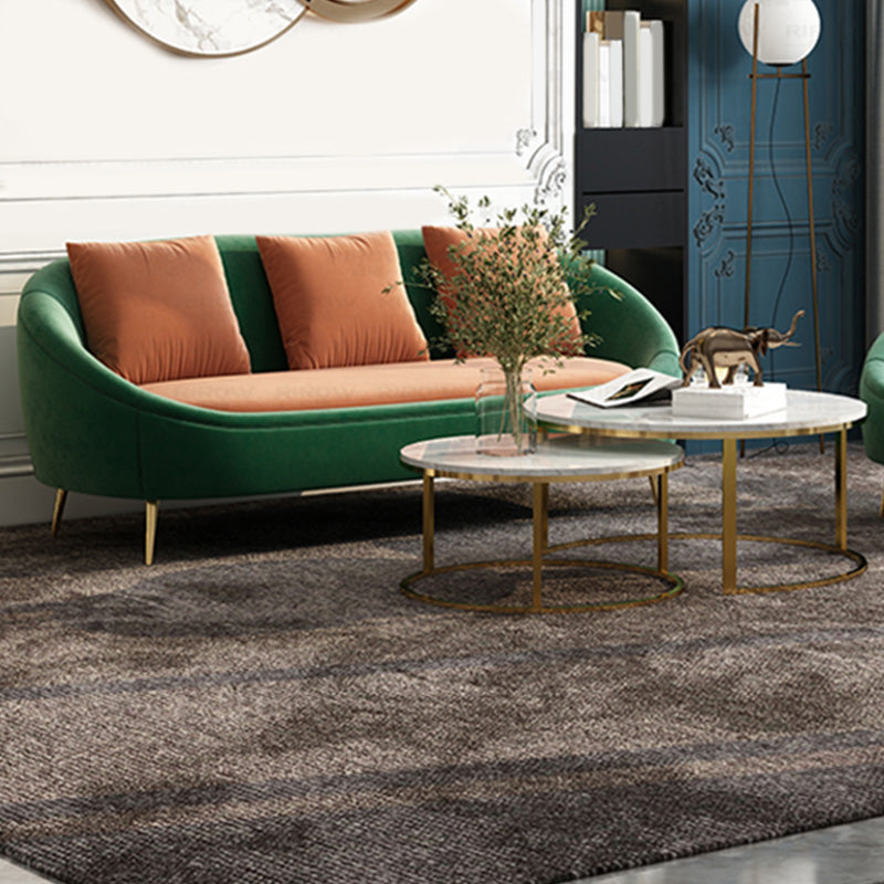 Fabric Tuxedo Arm Loveseat Standard Tight Back 3 Seater Settee Loveseat Clearhalo 'furn' 'furn_sofas' 'Furniture' 'furniture_sofas' 'kitchen' 'kitchen_sofas' 'Living Room Furniture' 'Sofa' 'sofas' 4657992